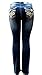 Clash/Jack David/Sexy Couture Women's Bootcut/Skinny Denim Jeans Stretch Blue