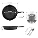 Odoland 11pcs Camping Cookware Set, 10 Inch Cast Iron Skillet Set with Stainless Steel Plates, Cutlery, Spatula, Heat-Resistant Holder and Pan Scrapers for Outdoor Camping Hiking and Picnicthumb 2