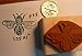 P35 Bee Rubber Stamp WM 1x1.25