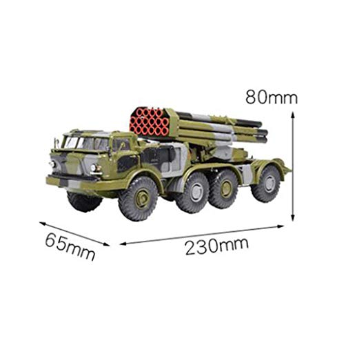 XHH Panzermodell Militärisches Panzermodell, Raketenwerfer BM-27 im Maßstab 1:43 Modell aus UDSSR-Legierung, Spielzeug… – Bild 7
