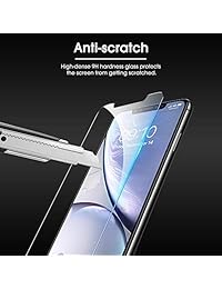 Omoton Protector de pantalla de vidrio templado compatible con Apple iPhone XR 6.1 pulgadas (paquete de 3)