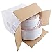 IOOOOO 120 Pieces Rose Gold Plastic Plates, White Disposable Plates with Lace Design Includes: 60 Dinner Plates 10.25 Inch and 60 Salad/Dessert Plates 7.5 Inch