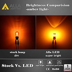 Alla Lighting Newly Upgraded T20 7440 7443 LED Turn