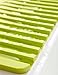 YAMAZAKI home Self Draining Flow Dish Rack Tray, Green
