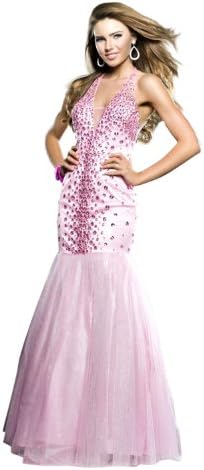 Long Halter Mermaid Formal, Evening and Prom Dress 2333