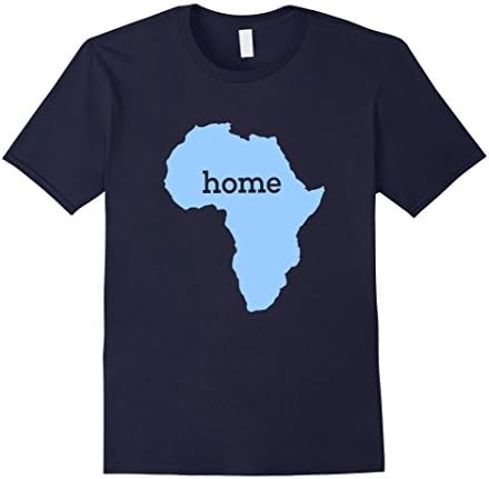 Mens home africa shirt tshirt t shirt Large Navy