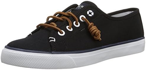 Sperry Top-Sider Women's Seacoast Fashion Sneaker, Black, 6.5 M US