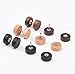 Milakoo 6 Pairs Stud Earrings for Men Women Ear Piercing Ear Plugs Tunnel 18G