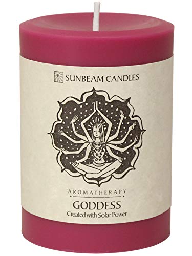 Sunbeam Candles Manifestation Aromatherapy Pillar – Goddess