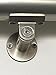 B52 Anodized Handrail Aluminum Wall Support Handrail 2 In. Stainless Steel Look