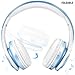 Kids Bluetooth Headphones Over Ear,Toinyo L8 LED Light up Foldable Wireless Stereo Headphones with Microphone for iPhone/iPad/Kindle/Laptop/PC/TV -Bluethumb 2