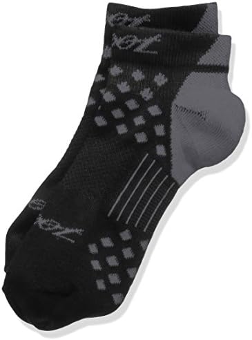 Zoot Sports Tt Low Sock, Black/Graphite, Medium