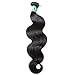 Msbeauty Hair 10A Brazilian Virgin Hair Body Wave 1 Bundles of 14 inch 100g Unprocessed Virgin Human Hair Bundles Natural Color