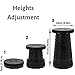 Yllwbox Retractable Portable Stool | Outdoor Camping | Football | Fishing | Indoor Collapsible Kitchen Step | Heavy Duty Plastic Material withhold Upto 287lbsthumb 2