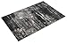 SAFAVIEH Adirondack Collection Accent Rug - 4' x 6', Silver & Black, Modern Abstract Design, Non-Shedding & Easy Care, Ideal for High Traffic Areas in Entryway, Living Room, Bedroom (ADR112A)