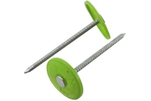 GRESCHLERS INC. 2" Plastic Cap Roofing Nails (Box of 100)