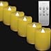 【Timer,12 Pcs Batteries Included】6 Pcs Candles LED Votive Tea Lights Candles Battery Operated Flickering Flameless Candles 2'' Dimmable Light with Remote for Wedding Decorations Birthday Parties