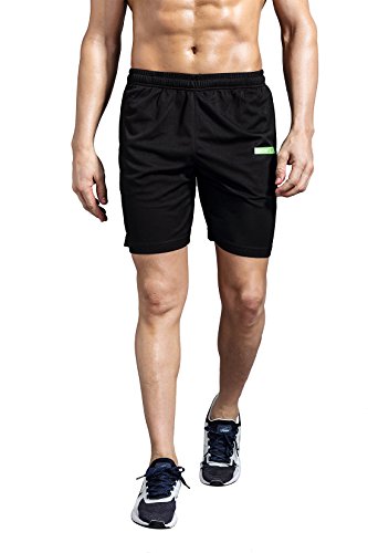 image for Zengvee Men's Workout Jersey Shorts Mesh Quick Dry Gym for Training Ru