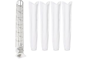 Windor Sensor for XP Vertical Vacuum Cleaner Filter Kit, PP + Filter Fleece Exhaust Microfilter for Windsor S12/S15/XP12/XP15