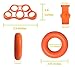 JCBDT Hand Resistance Bands Finger Stretcher for Guitar and Climbing Finger Trainer Finger Exercise Bands Finger Grip Strengthener silicone Set of 6 (3 Finger Stretchers & 3 Hand Grips)