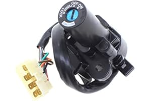FXCNC Racing Motorcycle 7 Wire Ignition Switch Lock With Keys Compatible with EX250 NINJA 250R 2008-2012,NINJA 300 2013-2015