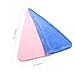 Microfiber Hair drying Towels with button,Long Hair Wrap,Fast Drying Hair cap,Absorbent Twist Turban for Fine&Delicate Hair,Blue and Pink (2 pack)