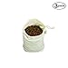 Simple Ecology Reusable Grocery Produce Shopping and Storage Bags, Organic Cotton Muslin, Small 3 pack