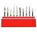 Pevor 10pcs Diamond FG High Speed Burrs Drill for Polishing Smoothing