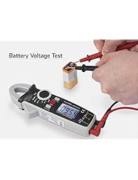 Voltcraft VC330; CAT II 600V, CAT III 300V, 2000 counts, compacto y robusto, AC DC lectura de corriente, funciones de multímetro, verdaderas lecturas RMS, lectura de resistencia