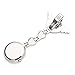 Top Plaza Womens Girls Heart Angle Wing Nurse Fob Clip On Brooch Hanging Pocket Watch - Red
