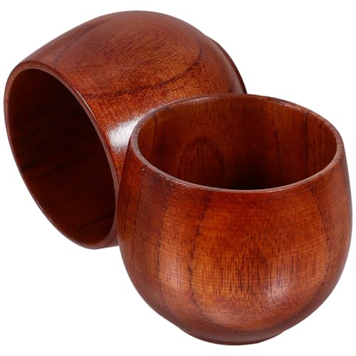 anneome Japanese Style Wood Sake Cups
