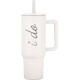 JETIKON Bridal Shower Gifts for Bride to Be I Do 40oz Tumbler with Handle Lids Straws Stainless Steel Wifey Cup for Wedding Engagement Bachelorette Wife Her