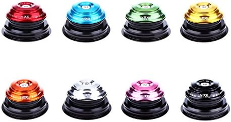 Aerozine XH808B 1 1/8-1 1/2 Road Mountain MTB Bicycle Bike Tapered Semi-Integrated Internal Headset (Pink)