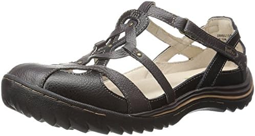 Jambu Women's Spain Walking Shoe, Black Earth, 10 M US