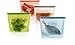 Set of 4PCS Reusable Silicone Food Preservation Bag Airtight Seal Food Storage Container Versatile Cooking Bag Kitchen Cooking Utensil