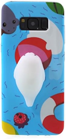 Ybetter Samsung Galaxy S8 Plus Novel Squishy Case Phone Cover, Kawaii 3D Cute Soft Silicone Ocean Seal Toy on Back for Release Stress Protective Phone Case for Samsung Galaxy S8 Plus