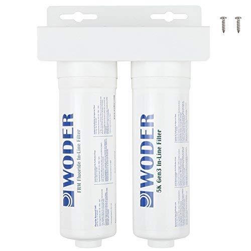 Woder WDFRM5KJG1/4 Fluoride Removal Refrigerator Water Filter/Ice