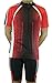 Maks Cycling Jersey with Sublimation Print Race Cut Short-Sleeve Bike Biking Shirt Red
