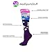 MadSportsStuff Neon Unicorn Over The Calf Socks (Neon Pink/Blue/Purple, Small)