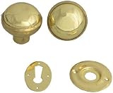 Yale P405 Rimknob Polished Brass Door Knob Standard Security 43mm Handle view 2