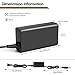 TAIFU AC Adapter for 24V Dymo LabelWriter Turbo Printer 310 315 320 330 400 450 450 Turbo/Duo Twin Turbo printer p/n: 90884, DSA-04215-24224, 1752266, 1752264, 1755120 LabelWriter 4XL Printer PSU Cord