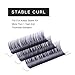 TDANCE Lash Extension Matte Black Eyelash Extension C CC D DD J B L Curl Volume & Classic Lash Extensions 0.03-0.18mm Thickness Professional Salon Use(0.18-DD,14-19 mm)