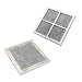 HQRP 2-Pack Air Filter for LG LMXS27626S LMXS27676D LMXS27766S LMXS30746S UPFXC2466S LMXS30776S LMXS30756S LMXS30786S LMXS30796D LNXC23726S LNXC23766D Refrigerator primary