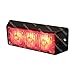 LAMPHUS SolarBlast 3W LED Emergency Firefighter EMS Vehicle Deck Grill Warning Light Head (Flash Mode Sync-able across Units) - RED