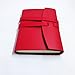 One Day Sale - Red Bound Leather (PU) Journal - Assists Any Daily Goal/Personal Calendar Planner - Great Travel Companion - Suitable Diary & Notebook - Men & Women- Cultivates Happiness & Gratitude