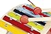 Janod Tattoo Red Xylo Roller Xylophone Pull Toy - Ages 18 Months + - J05380
