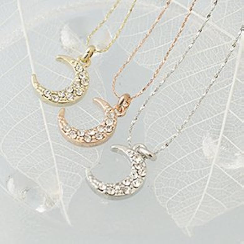 Amazon アクセサリーショップピエナ 三日月ネックレス ムーン