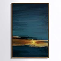 Framed Canvas Wall Art Abstract Texture Canvas Prints Home Artwork Decoration for Living Room,Bedroom - 16x24 inches