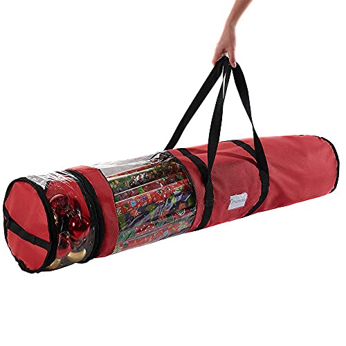 micoe Christmas Wrapping Paper Storage Containers Fits 20 Rolls