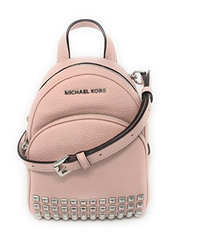 Michael Michael Kors Abbey Extra-Small Studded Leather Backpack Blossom